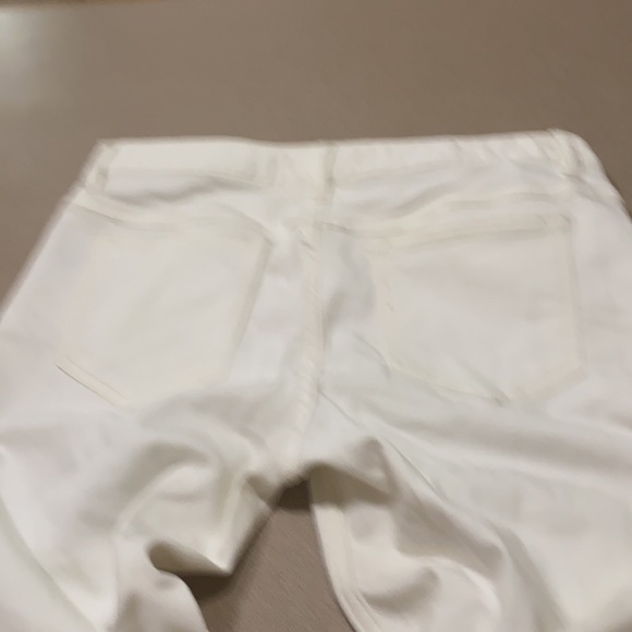 Free People White Ripped Skinny Jeans/pants - Picture 7 of 7